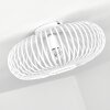 Ovari Plafondlamp Wit, 1-licht