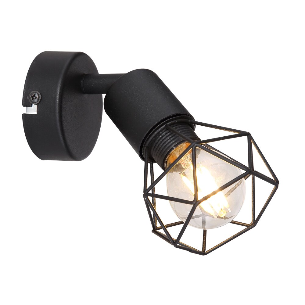 Globo XARA I Spotlamp Zwart, 1-licht main product photo