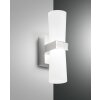 Fabas Luce Iglesias Muurlamp LED Chroom, 1-licht