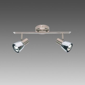 Brilliant Lava Spotbalk plafond IJzer, 2-lichts