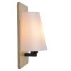 Lucide IDAHO Muurlamp Hout donker, 1-licht