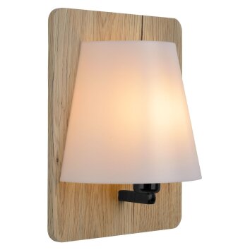 Lucide IDAHO Muurlamp Hout donker, 1-licht