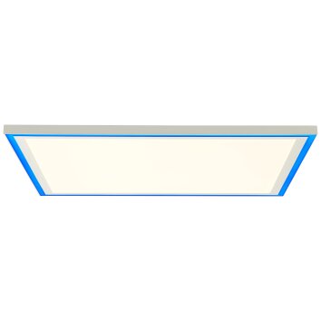 Brilliant Lanette Opbouwpaneel LED Wit, 1-licht, Afstandsbediening, Kleurwisselaar