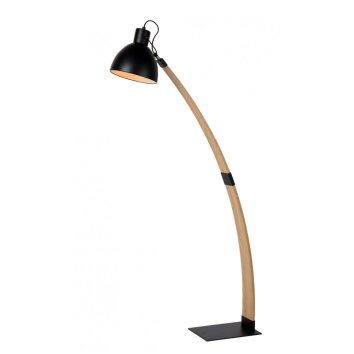 Lucide CURF Booglamp Zwart, 1-licht