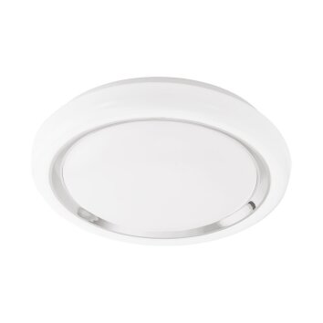 Eglo CAPASSO Plafondlamp LED Chroom, Wit, 1-licht