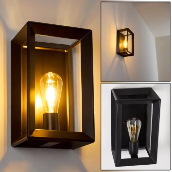 Traryd Wandlamp Zwart, 1-licht