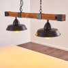 Corippo Hanglamp Bruin, Zwart, 2-lichts