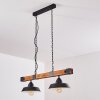 Corippo Hanglamp Bruin, Zwart, 2-lichts