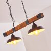 Corippo Hanglamp Bruin, Zwart, 2-lichts