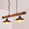 Corippo Hanglamp Bruin, Zwart, 2-lichts