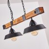 Corippo Hanglamp Bruin, Zwart, 2-lichts