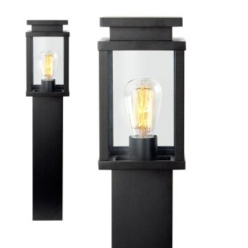 KS Verlichting Jersey Padverlichting Zwart, 1-licht