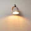 Halltorp Wandlamp Hout donker, Zwart, 1-licht