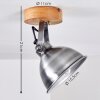 Svanfolk Plafondlamp Hout licht, 1-licht