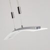 Delaware Hanglamp LED Zilver, 1-licht