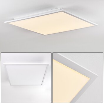 Salmi Plafondlamp LED Aluminium, Wit, 1-licht