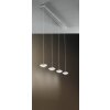 Fabas Luce Hale Hanglamp LED Aluminium, 4-lichts