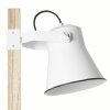 Brilliant Plow Tafellamp Hout licht, Wit, 1-licht