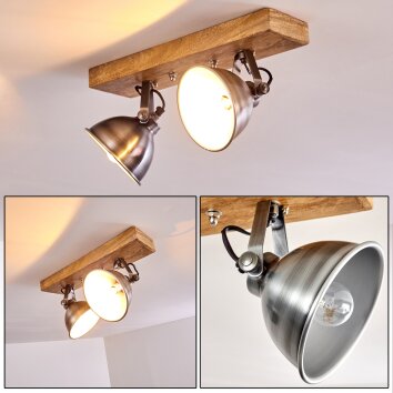 Svanfolk Plafondlamp Hout licht, 2-lichts