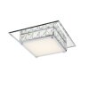 Globo MARGO Plafondlamp LED Chroom, Glas, 1-licht