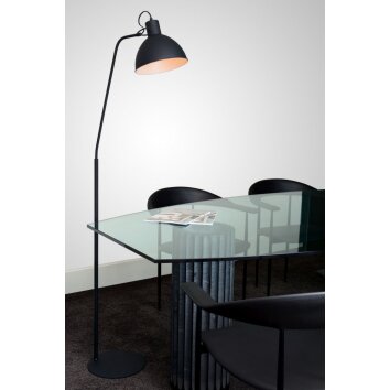 Lucide SHADI Staande lamp Zwart, 1-licht