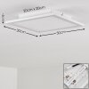 Salmi Plafondlamp LED Aluminium, Wit, 1-licht