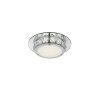 Globo MARGO Plafondlamp LED Chroom, Glas, 1-licht