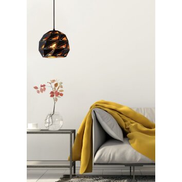 Lucide MALUNGA Hanglamp Zwart, 1-licht