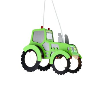 Elobra TRAKTOR Hanglamp Groen, 2-lichts