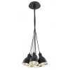 Eglo PRIDDY Hanglamp Zwart, Wit, 7-lichts