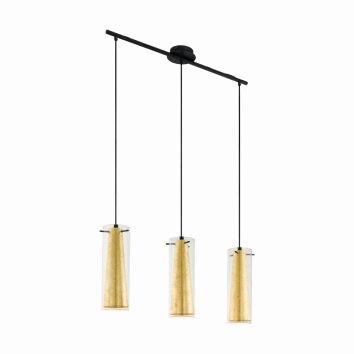 Eglo PINTO GOLD Hanger Zwart, 3-lichts