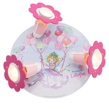 Elobra BALLONSCHAUKEL Plafondlamp Roze, 1-licht