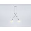 Serien Lighting TWIN Hanglamp LED Chroom, 2-lichts