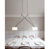 Serien Lighting TWIN Hanglamp LED Chroom, 2-lichts