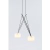 Serien Lighting TWIN Hanglamp LED Chroom, 2-lichts