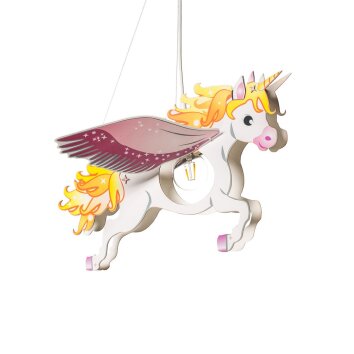 Elobra PEGASUS Hanglamp Roze, 1-licht