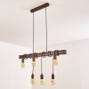 Barbengo Hanglamp Bruin, Roest, 4-lichts