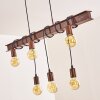 Barbengo Hanglamp Bruin, Roest, 4-lichts