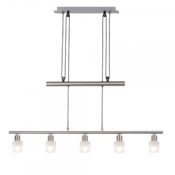 Brilliant Lea Hanglamp Wit, 5-lichts