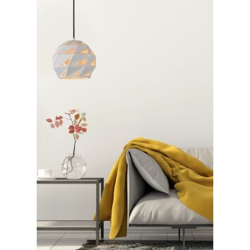 Lucide MALUNGA Hanglamp Wit, 1-licht