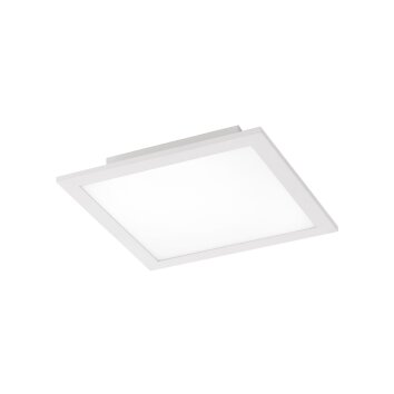 Leuchten Direkt Ls-FLAT Plafondlamp LED Wit, 1-licht, Afstandsbediening, Kleurwisselaar