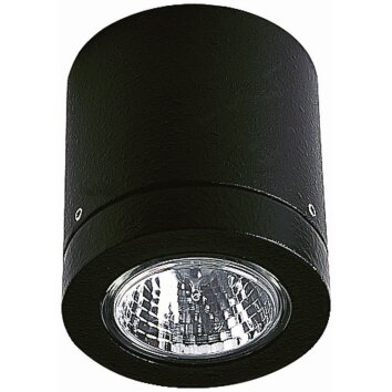 Albert 2140 Plafond opbouw verlichting Zwart, 1-licht