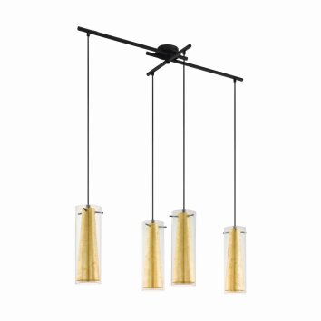 Eglo PINTO GOLD Hanger Zwart, 4-lichts