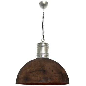 Brilliant Frieda Hanglamp Zilver, 1-licht