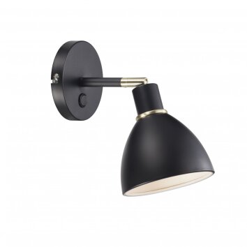 Nordlux RAY Muurlamp Zwart, 1-licht