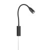 Fischer & Honsel function Sten Muurlamp LED Zwart, 1-licht