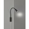 Fischer & Honsel function Sten Muurlamp LED Zwart, 1-licht