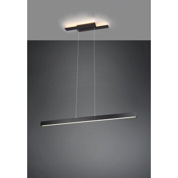 Trio Belfast Hanglamp LED Zwart, 1-licht