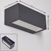 Spidern Buiten muurverlichting LED Aluminium, 1-licht