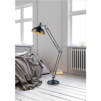 Reality SALVADOR Staande lamp Zwart, 1-licht